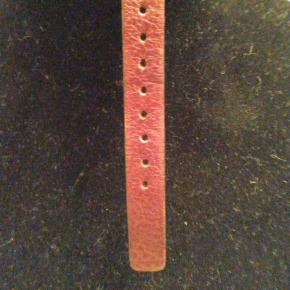 Fossil Watch Women Bronze Tone Brown Dial 23mm Cuff Leather Band JR1180 - Picture 8 of 9